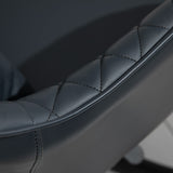 easycomfort easycomfort sedia ufficio ergonomica e regolabile in similpelle grigio scuro con 2 punti cuscino lombare massaggiante 57x70x78 86cm ean 8054144137742