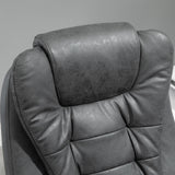 easycomfort easycomfort poltrona da ufficio massaggiante e reclinabile con riscaldamento e altezza regolabile grigio