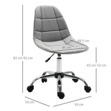 easycomfort easycomfort sedia girevole design ergonomico e regolabile senza braccioli grigio 59x59x81 91cm ean 8054144136615