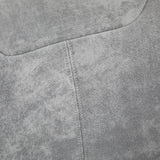 easycomfort easycomfort sedia da ufficio regolabile in altezza con funzione girevole e inclinabile a 360 56x63x85 95 cm grigio