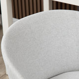 easycomfort easycomfort sedia da ufficio con altezza regolabile ruote e seduta girevole in tessuto grigio chiaro