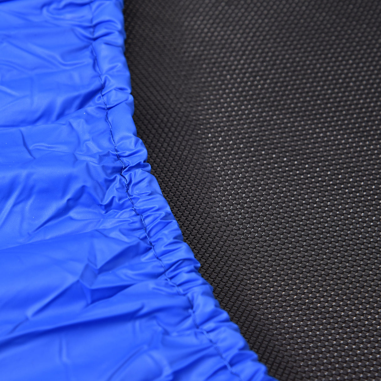 easycomfort easycomfort trampolino elastico per jumping fitness e allenamento a casa molle e struttura in acciaio 91x22 5cm nero e blu