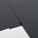 easycomfort easycomfort scrivania angolare per ufficio in legno nero 155x130x76cm ean 8054144139142