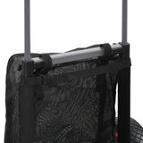 easycomfort easycomfort carrello da spiaggia pieghevole con tasca in rete manico telescopico e cavalletto 82x67x81 cm