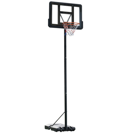 easycomfort easycomfort canestro basket altezza regolabile 160 305cm base con ruote e struttura in acciaio tabellone in pvc trasparente