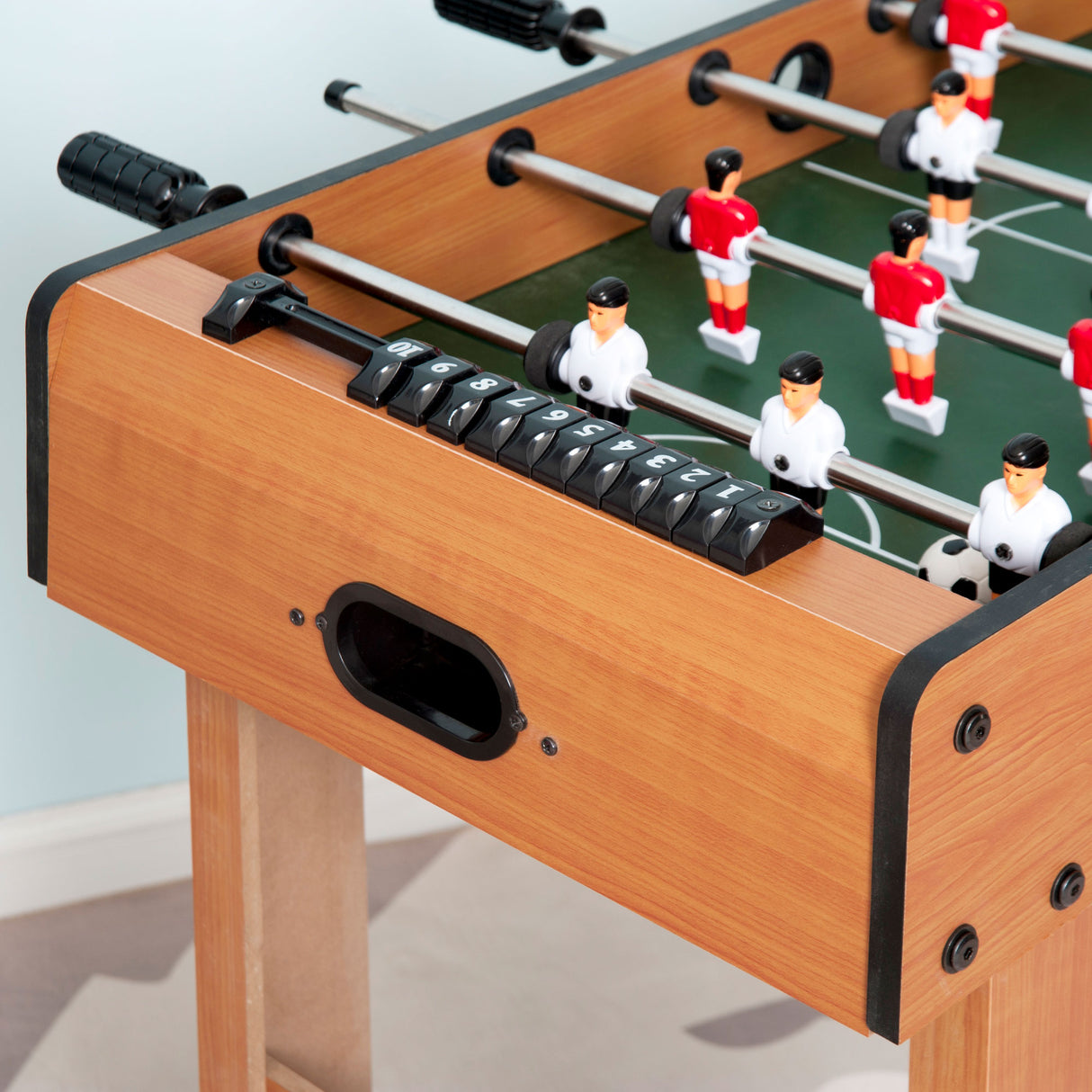 easycomfort easycomfort calcio balilla professionale in legno mdf 87x43x78cm
