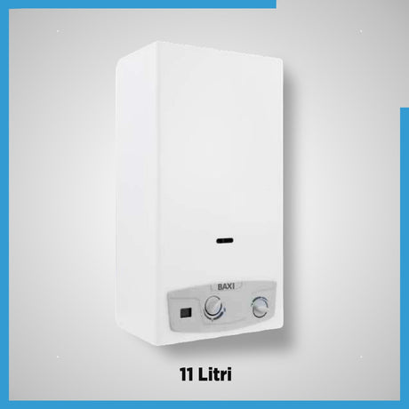 scaldabagno camera aperta baxi acquaprojet_ blue 11i low nox metano new