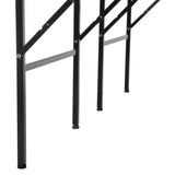 easycomfort easycomfort tavolo ping pong pieghevole in legno mdf e acciaio 152.5x274x76cm