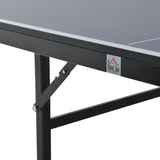 easycomfort easycomfort tavolo ping pong pieghevole in legno mdf e acciaio 152.5x274x76cm