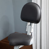 easycomfortsoozier cyclette da camera pieghevole 5 posizioni e 8 livelli di resistenza 43x97x109cm
