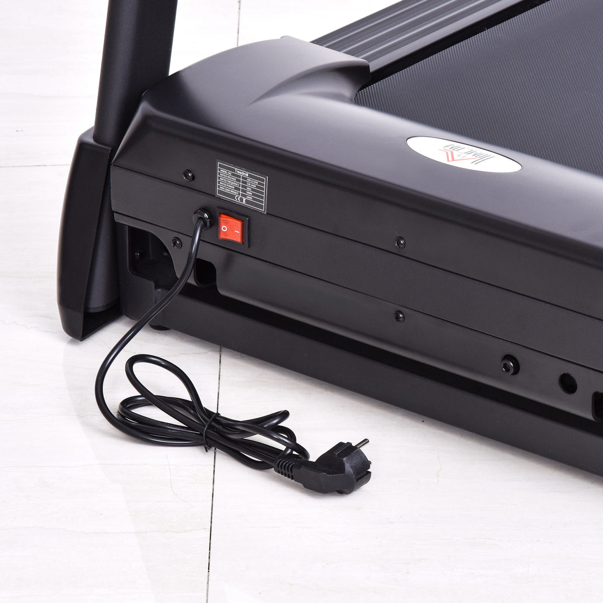 easycomfort easycomfort tapis roulant elettrico pieghevole 1 12km h motore 500w schermo lcd nero