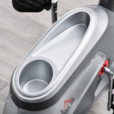 easycomfort easycomfort cyclette orizzontale con seduta regolabile 8 resistenze e monitor lcd 121 5 136x62 5x98cm grigio