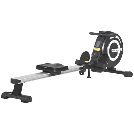 easycomfort vogatore magnetico pieghevole con volano regolabile su 8 livelli e monitor lcd nero
