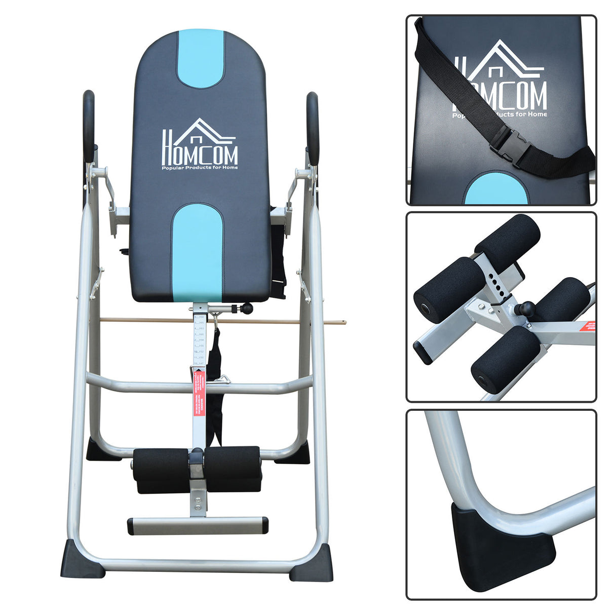 easycomfort easycomfort panca a inversione gravitazionale professionale imbottita 65x112 142x126