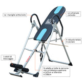 easycomfort easycomfort panca a inversione gravitazionale professionale imbottita 65x112 142x126