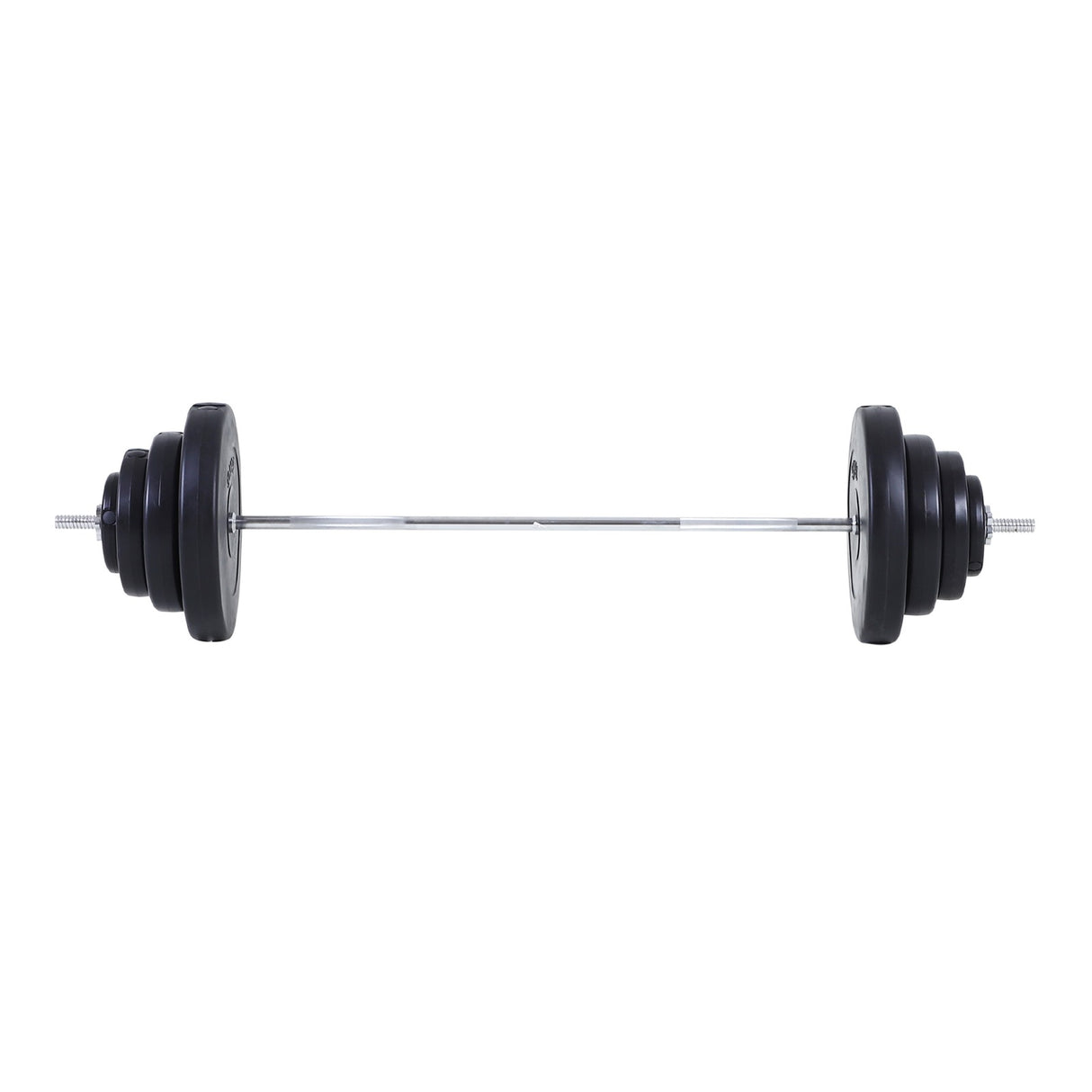 easycomfort easycomfort set bilanciere e dischi 70kg 8 dischi pesi rivestiti in pvc e barra in ferro 170x40 5x40 5cm nero