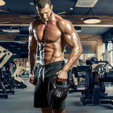 easycomfort easycomfort kettlebell 12 kg per allenamento cross training nero