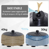 easycomfort easycomfort punching ball sacco boxe da terra con guantoni inclusi altezza regolabile