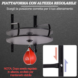 easycomfort easycomfort sacco boxe pera veloce con piattaforma e accessori inclusi
