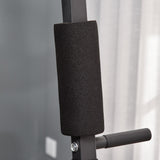 easycomfort easycomfort stazione fitness multifunzione per allenamento a casa e professionale in acciaio 148x108x207 cm nero