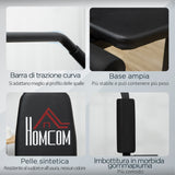 easycomfort easycomfort stazione fitness multifunzione power tower con pesi fino 45kg e panca imbottita 135x103x210cm