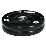 easycomfort set di 2 dischi pesi da 10kg in acciaio con rivestimento in gomma per bilanciere