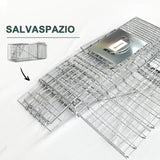 easycomfort easycomfort trappola per ratti topi e nutrie pieghevole in acciaio