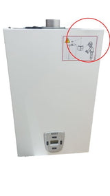 baxi area occasioni scaldabagno a camera stagna baxi acquaprojet blue 14 fi metano low nox completo di kit scarico fumi