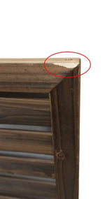 no brand area occasioni copertura copri unita esterna condizionatore in legno wood 80x47x77 per condizionatori 900012000 btu