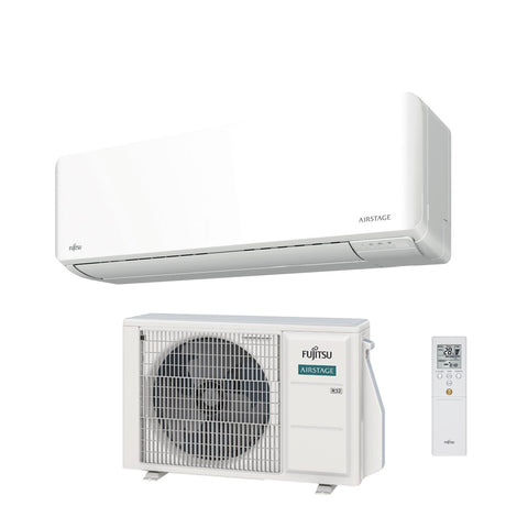 climatizzatore condizionatore fujitsu inverter serie km 14000 btu asyg14kmcf codice 3ngf87285 r 32 wi fi integrato classe a__ a_