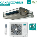 climatizzatore condizionatore hisense inverter canalizzato canalizzabile serie turbo 60000 btu aud175ux4rhh5 _ auw175u6rp4 r 32 wi fi optional con telecomando e comando cablato di serie