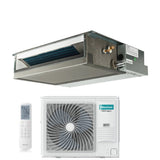 climatizzatore condizionatore hisense inverter canalizzato canalizzabile serie turbo 60000 btu aud175ux4rhh5 _ auw175u6rp4 r 32 wi fi optional con telecomando e comando cablato di serie