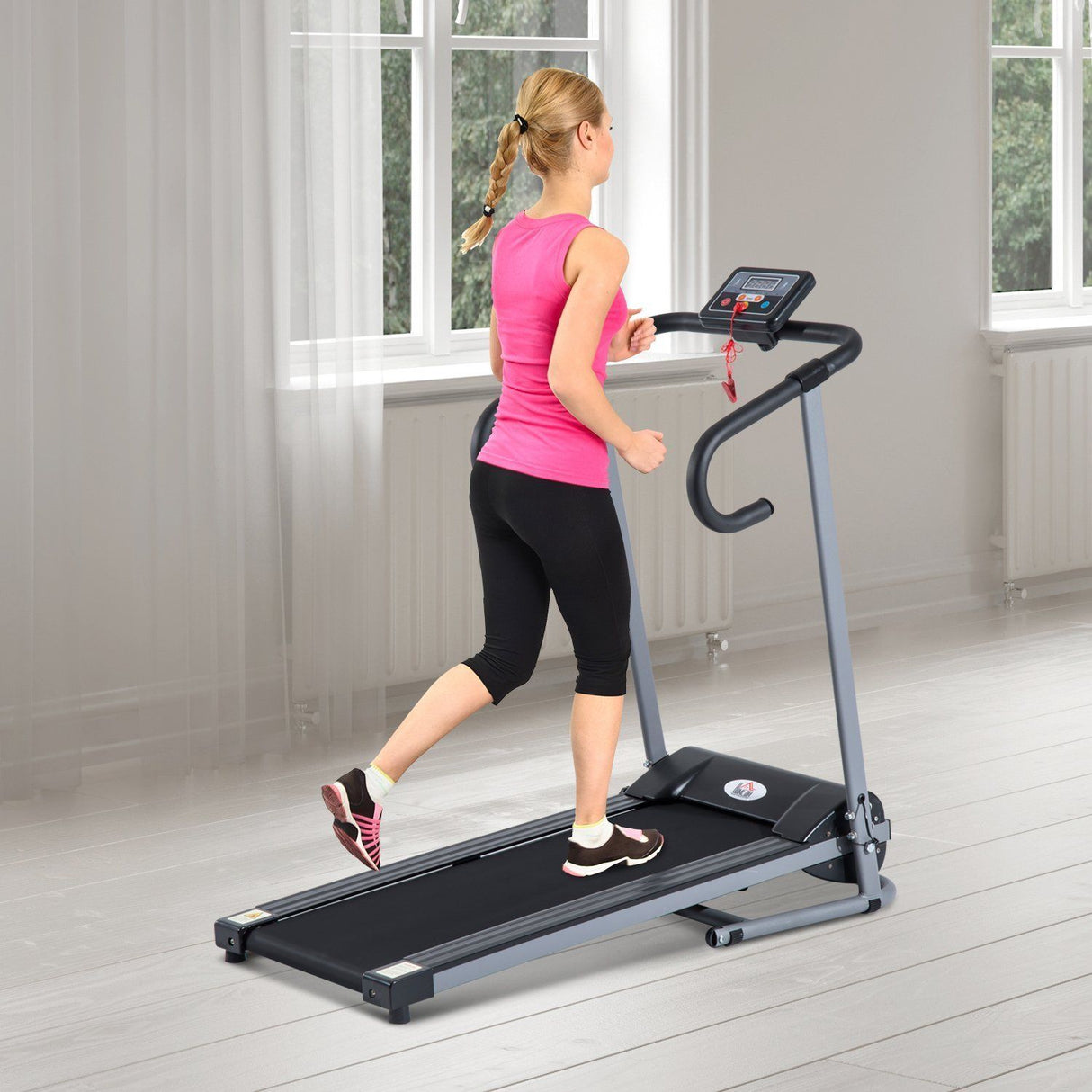 easycomfort easycomfort tapis roulant elettrico pieghevole schermo lcd 500w