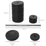 easycomfort easycomfort set manubri palestra 50kg 8x5kg 4x1 5kg pesi palestra con 12 dischi da 1 5kg 5kg 25mm per allenamento a casa