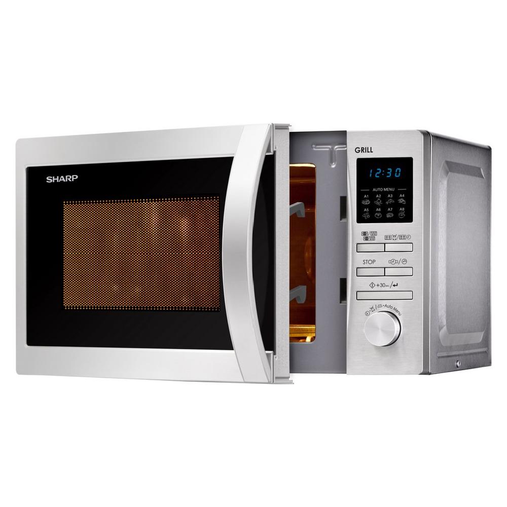 sharp microonde sharp r622stwe 20 litri 800 w a258xl44xp359 inox ean 4974019811574