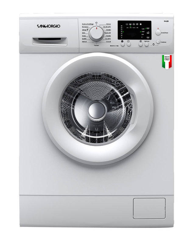 san giorgio lavatrice a carico frontale san giorgio f510l 5 kg f4 series slim classe e 1000 giri a85xl595xp45 bianco ean 8033675151663