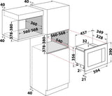 hotpoint microonde a incasso hotpoint mf20s ix ha 20 litri 800 w a39xl594xp349 inox e nero ean 8050147591604