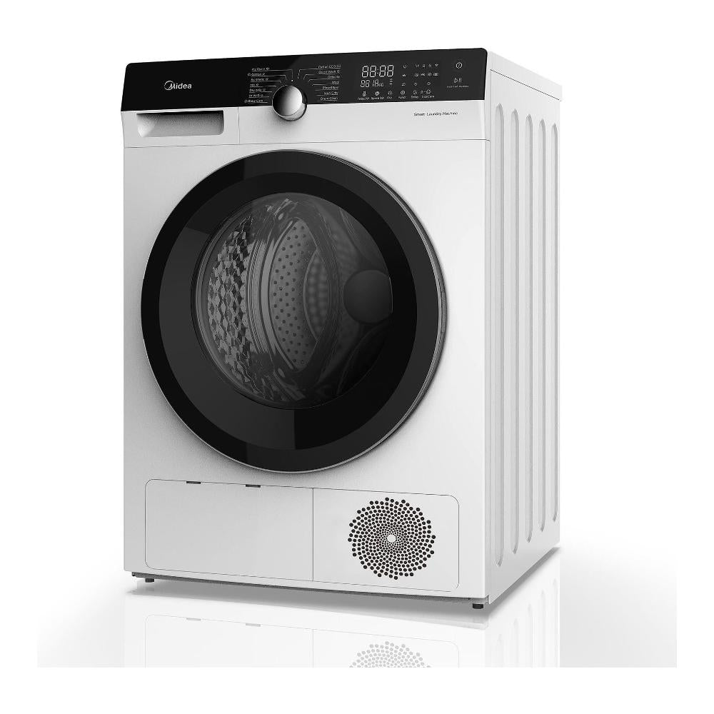 midea asciugatrice a pompa di calore midea mdk9a3 knight 9 kg classe a2021 motore inverter a845xl64xp595 bianco e nero ean 8052705161441