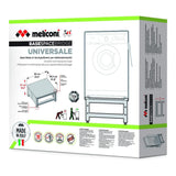 meliconi kit di sovrapposizione per lavatrice e asciugatrice base space meliconi base rialzata in tecnopolimero a31xl62xp555cm bianco e grigio ean 8006023295760