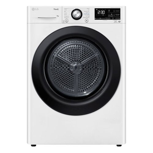 lg asciugatrice a pompa di calore lg rh90v9avbn 9 kg classe a 2021 allergy care a85xl60xp66 thinq alexa google assistant bianco e nero ean 8806084880635
