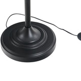 easycomfort easycomfort set 3 pezzi 1 lampada da terra e 2 lampade da tavolo in metallo design vintage lampadine e27 nero e bianco ean 8054144133508