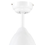 easycomfort ventilatore da soffitto 3 lame con luce led e telecomando incluso 6 velocita per interni 122x45cm bianco