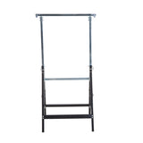 easycomfort set 2 cavalletti da lavoro pieghevoli telescopici altezza regolabile in tubi d acciaio