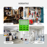 easycomfort easycomfort cassettiera box per accessori minuteria verde 38x16x47.5cm