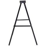 easycomfort easycomfort set 2 cavalletti da lavoro pieghevoli in acciaio portata 250kg