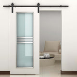 easycomfort easycomfort binario per porta scorrevole kit accessori con binario e rulli tappi in stile rustico portata 90kg acciaio al carbone nero ean 8054111845410