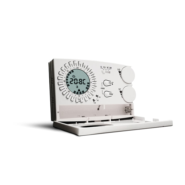 perry electric cronotermostato analogico digitale settimanale perry electric da parete serie easy 1cr cr309s ean 8019108090600