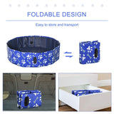 easycomfort easycomfort piscina rigida per cani taglia media 65kg in plastica dura e antiscivolo per giardino o interni blu 120x30cm