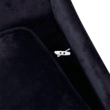 easycomfort easycomfort divanetti per cani per animali domestici con vano portaoggetti nero e bianco 57x34x36cm