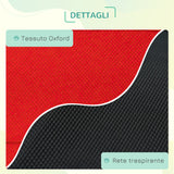 easycomfort easycomfort cuccia estiva brandina per cani fino a 11kg da esterno e da interno rossa